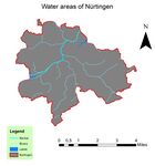 Water areas of Nürtingen