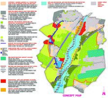 The final scenario shows the implementation of all the suggested spatial strategies.