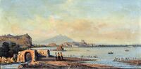 Il lago del Fusaro, 1850