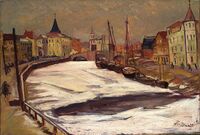 Takvine Tartu Emajoega by Nikolai Triik, 1935