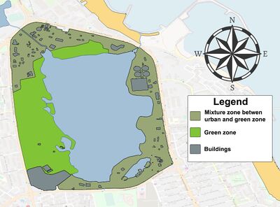 Urbanized Zones and Natural zones