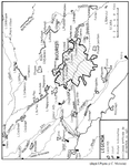 Fig.1 The hydrographic network in Bucharest